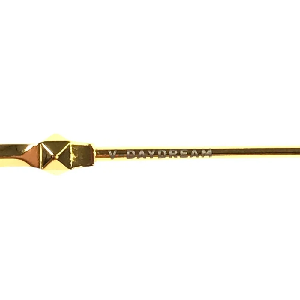 Valentino Eyeglasses Frame V-DAYDREAM VLX-123A Yellow Gold Black Swirl 51-19-140